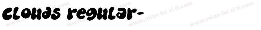 Clouds regular字体转换